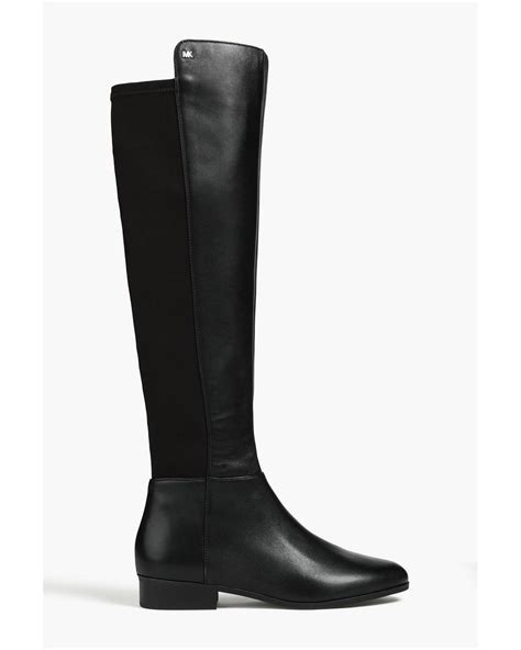 michael kors clara knee high boots|Michael Kors bromley leather boots.